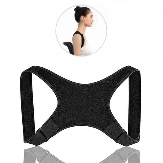 1 Pack Lightweight Posture Lmprover for Men, Women - Comfort Back,Black Fixed Posture Strap to Lmprove Posture Healthcare Tool Aid