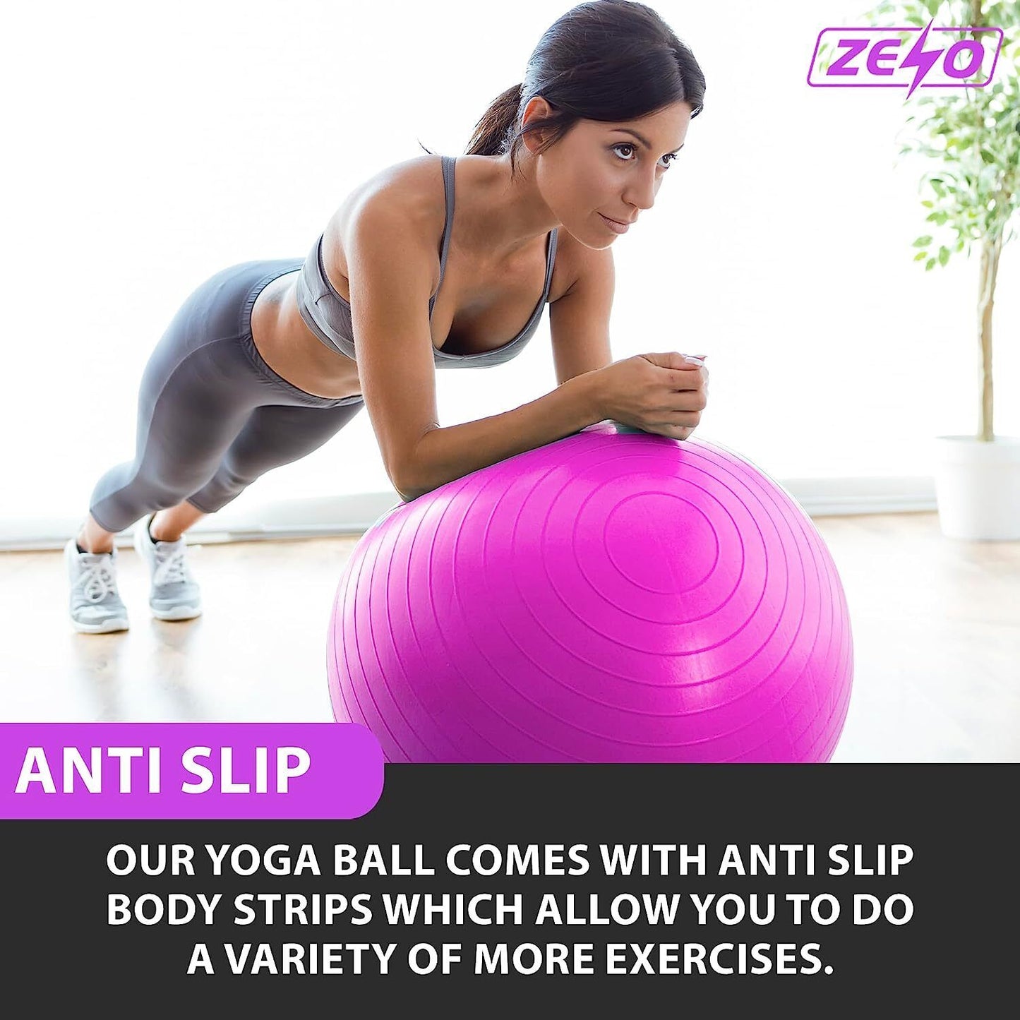 EXERCISE GYM BALL SWISS PILATES YOGA CORE TRAINING PREGNANCY BIRTHING ANTI-BURST