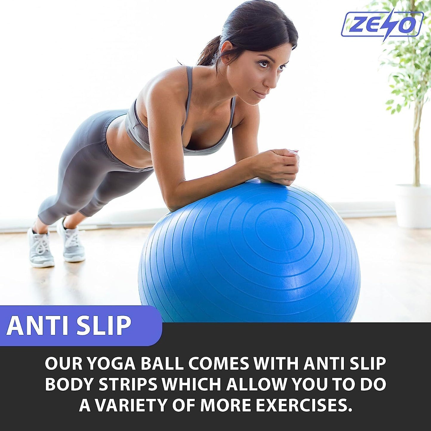 EXERCISE GYM BALL SWISS PILATES YOGA CORE TRAINING PREGNANCY BIRTHING ANTI-BURST