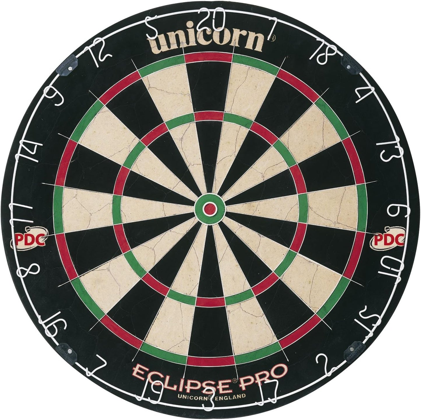 Eclipse Pro, Professional Bristle Dartboard with Competition Quality Sisal, Spider and Number Ring, Professional Dart Board for Adults