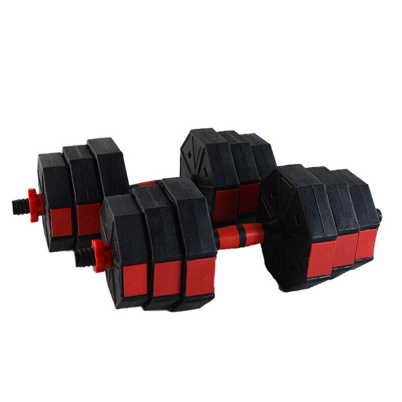 Exersci Premium 20Kg-40Kg Hex Adjustable Dumbbell Barbell Set Kettlebell Option