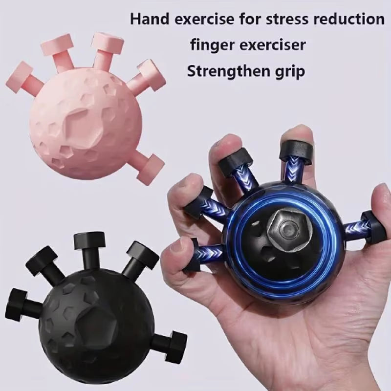 Hand Grip Squeeze Balls Strength Trainer Hand Grips Finger Exerciser Ball Portable Grip Exerciser Forearm Grip Workout Equipment